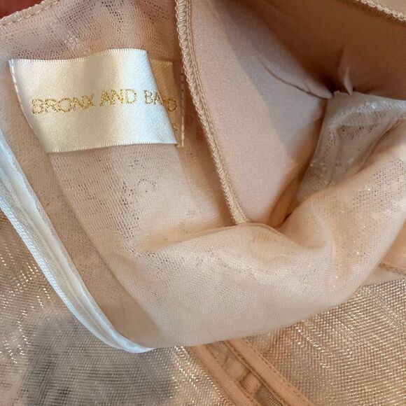 NWOT BRONX AND BANCO Isabella Long Sleeve Mini Dress in White - Picture 16 of 16